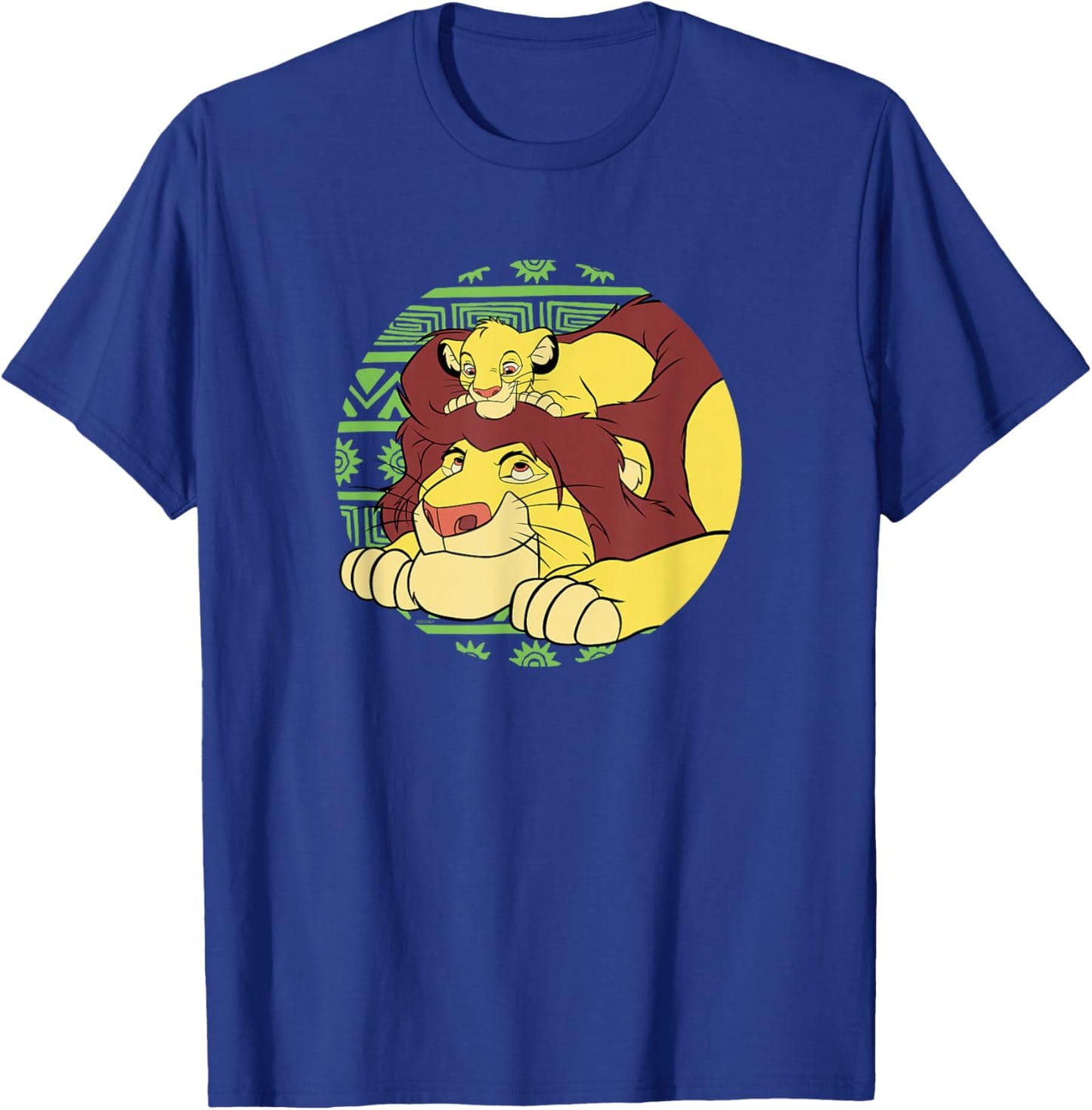 Disney The Lion King 30th Anniversary Mufasa & Simba Retro T-Shirt - T-Shirt | Royal
