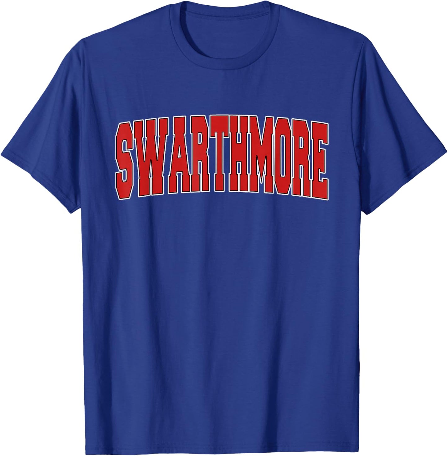 SWARTHMORE PA PENNSYLVANIA Varsity Style USA Vintage Sports T-Shirt - T-Shirt | Royal