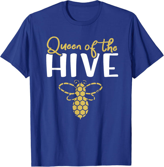 Queen Bee - Queen of The Hive T-Shirt - T-Shirt | Royal