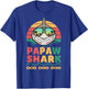 FAMILY 365 Papaw Shark Fathers Day Papa Dad Grandpa Men Gift T-Shirt - T-Shirt | Royal