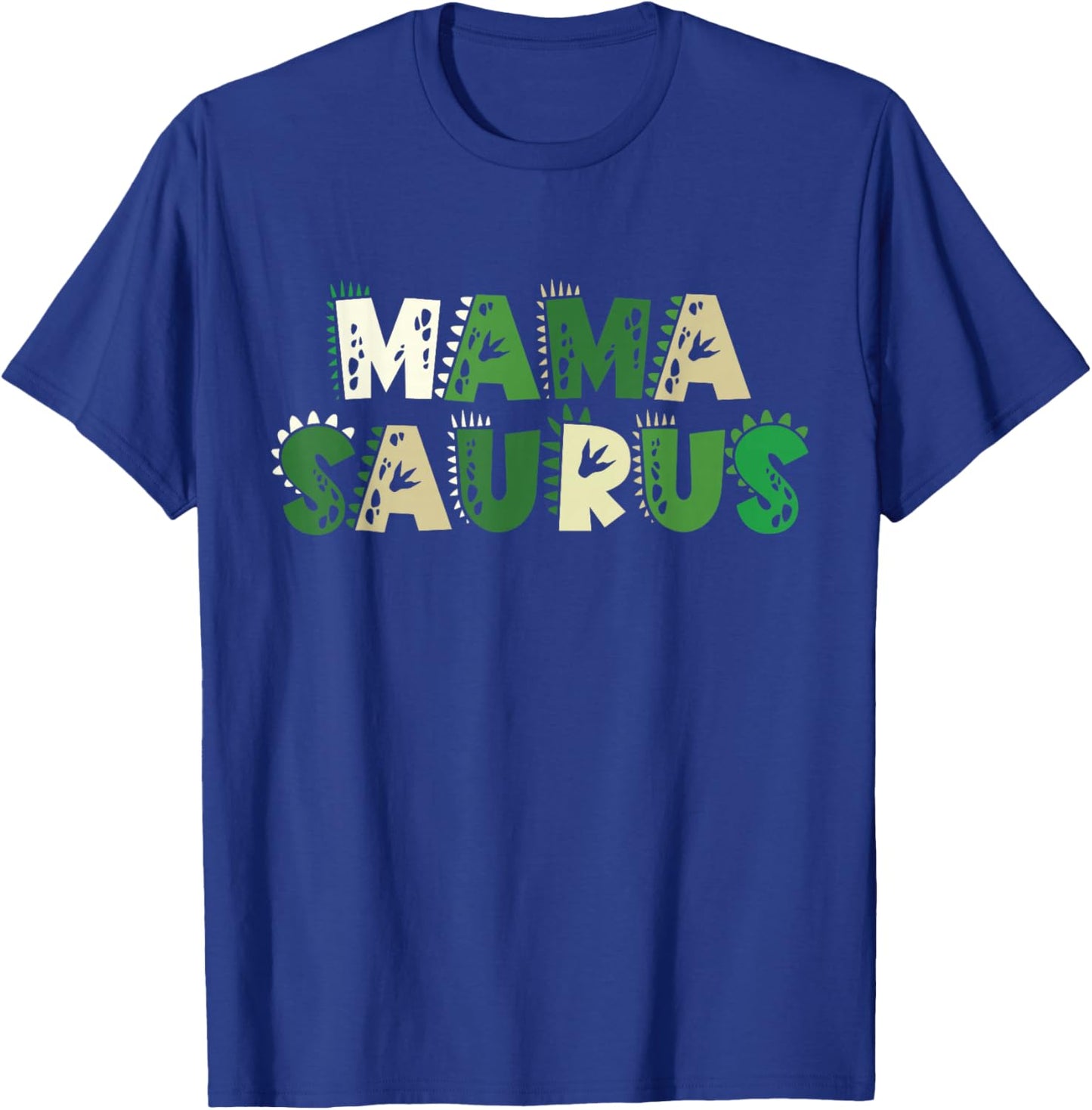 Mama Saurus Matching Family Birthday Dinosaur Men Women Kids T-Shirt - T-Shirt | Royal