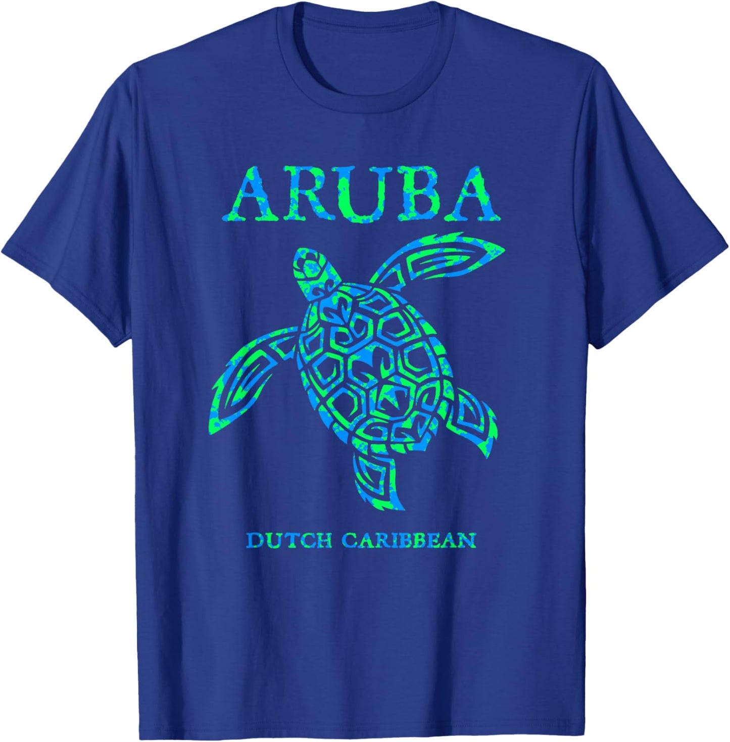 Aruba Sea Turtle Cruise Vacation Souvenir Boys Girls T-Shirt - T-Shirt | Royal