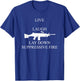 Dinosaurus Rekx M249 Machine Gun Funny Graphic - Men's Adults X-Small Black Short Sleeve Classic Fit Imported T-Shirt - T-Shirt | Royal