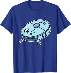 Cute Robot Vacuum Cleaner Vacuum Cleaner Robot Children T-Shirt - T-Shirt | Royal