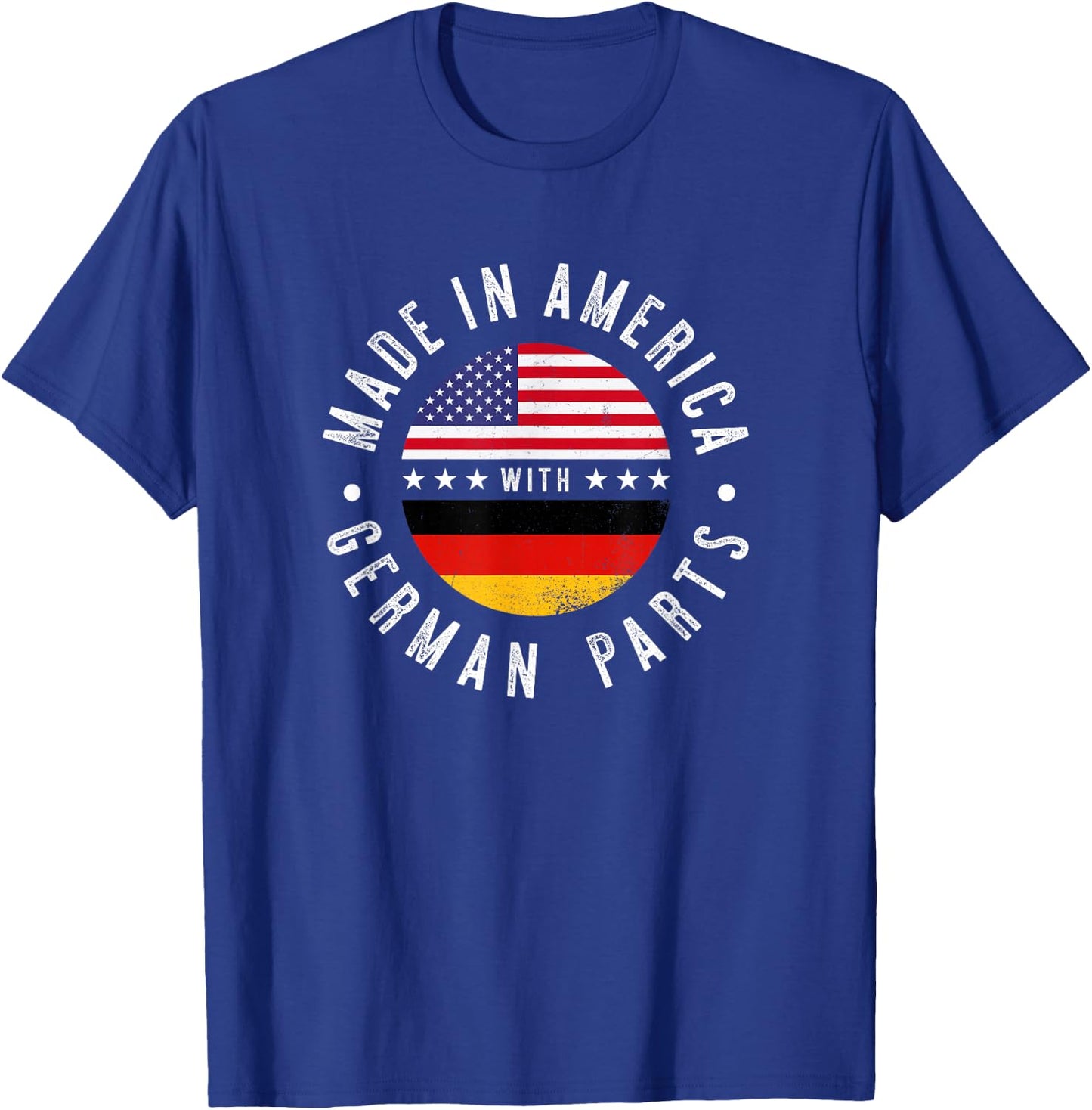 Made in America with German parts - Germany pride T-Shirt - T-Shirt | Royal
