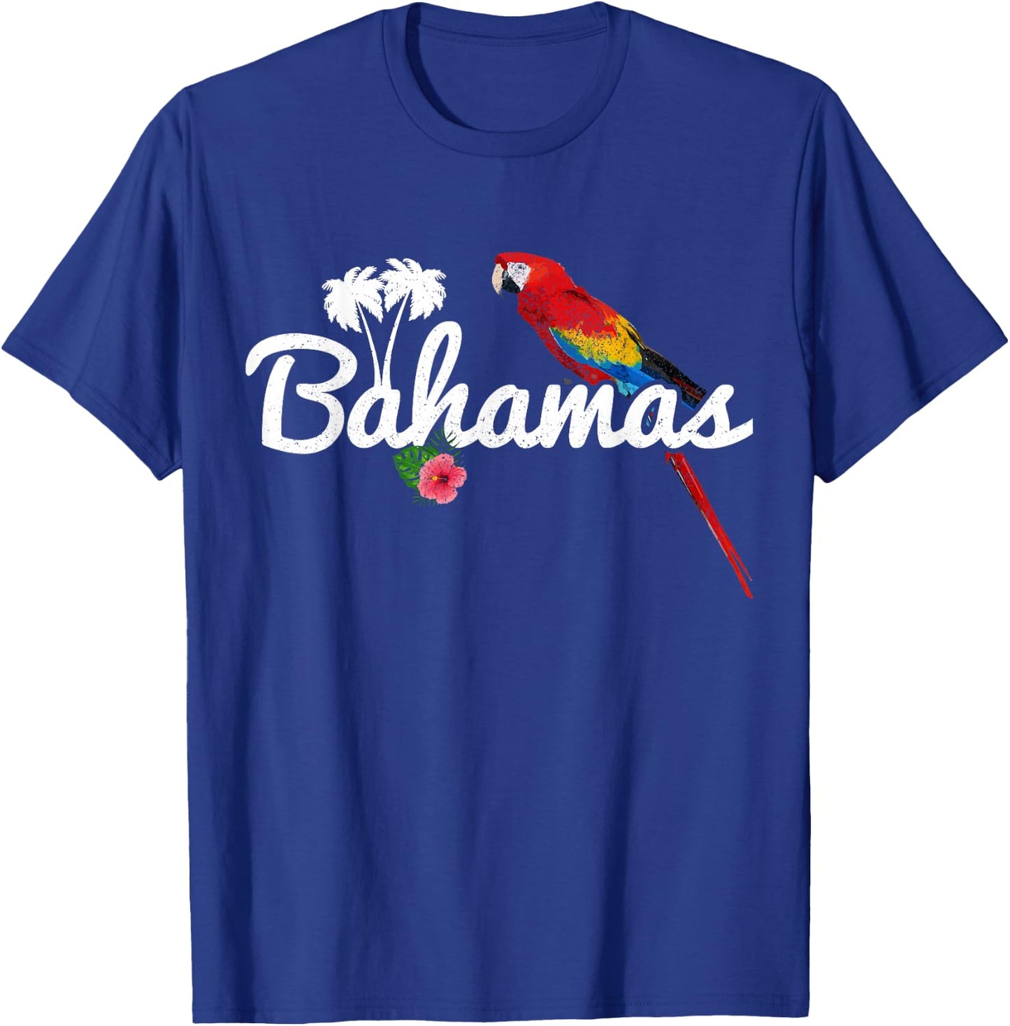 Bahamas Parrot Caribbean Souvenir T-Shirt - T-Shirt | Royal