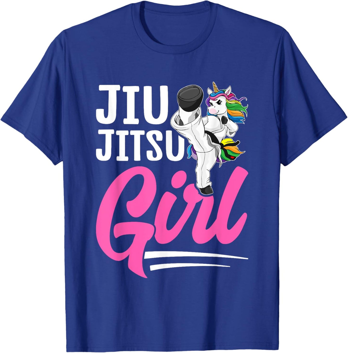 Jiu Jitsu Girl BJJ Girl Martial Arts T-Shirt - T-Shirt | Royal