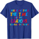 I Don't Have the Time or the Crayons Funny Sarcasm Quote T-Shirt - T-Shirt | Royal
