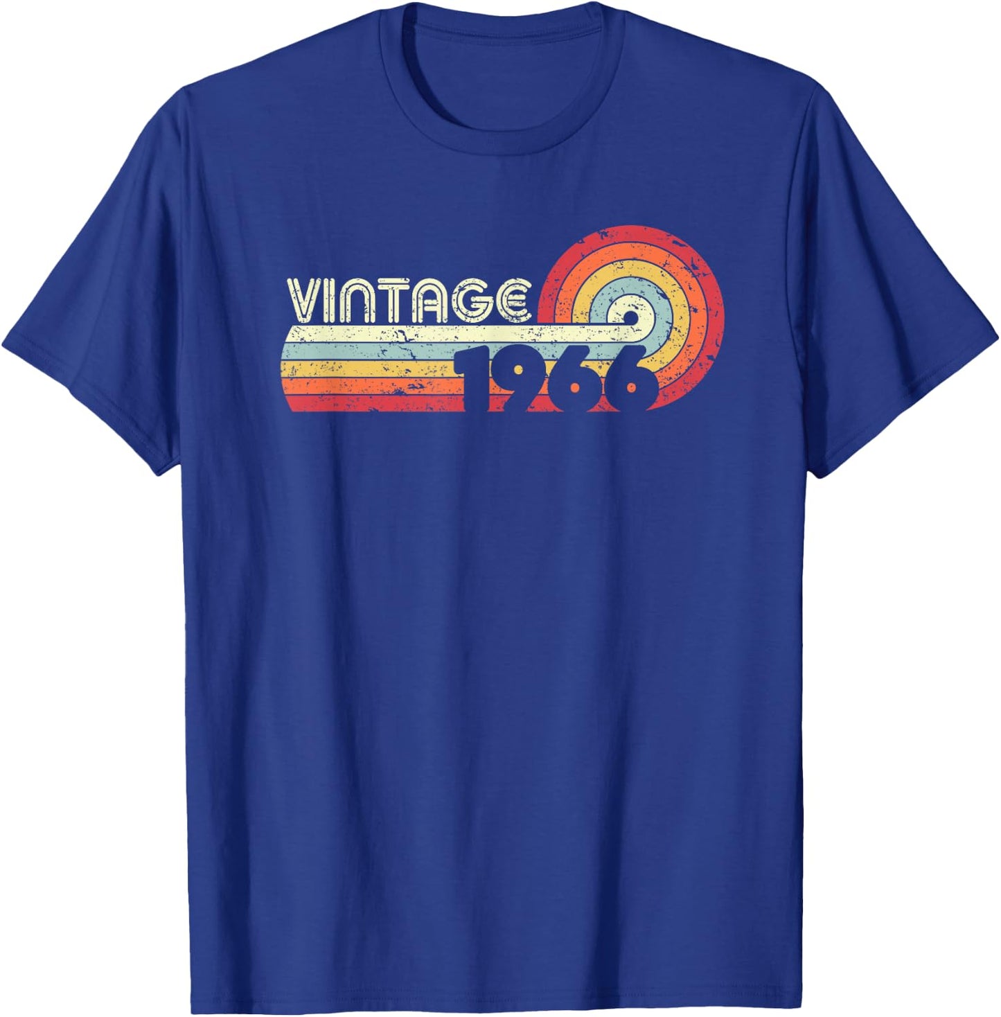 1966 Vintage Shirt, Birthday Gift . Retro Style T-Shirt - T-Shirt | Royal