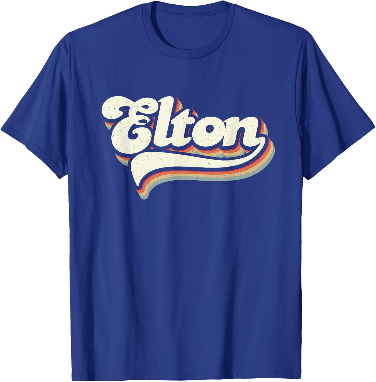 Retro Vintage Elton T-Shirt - T-Shirt | Royal