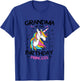 Grandma Of The Birthday Princess Shirt Unicorn Girl T-Shirt - T-Shirt | Royal