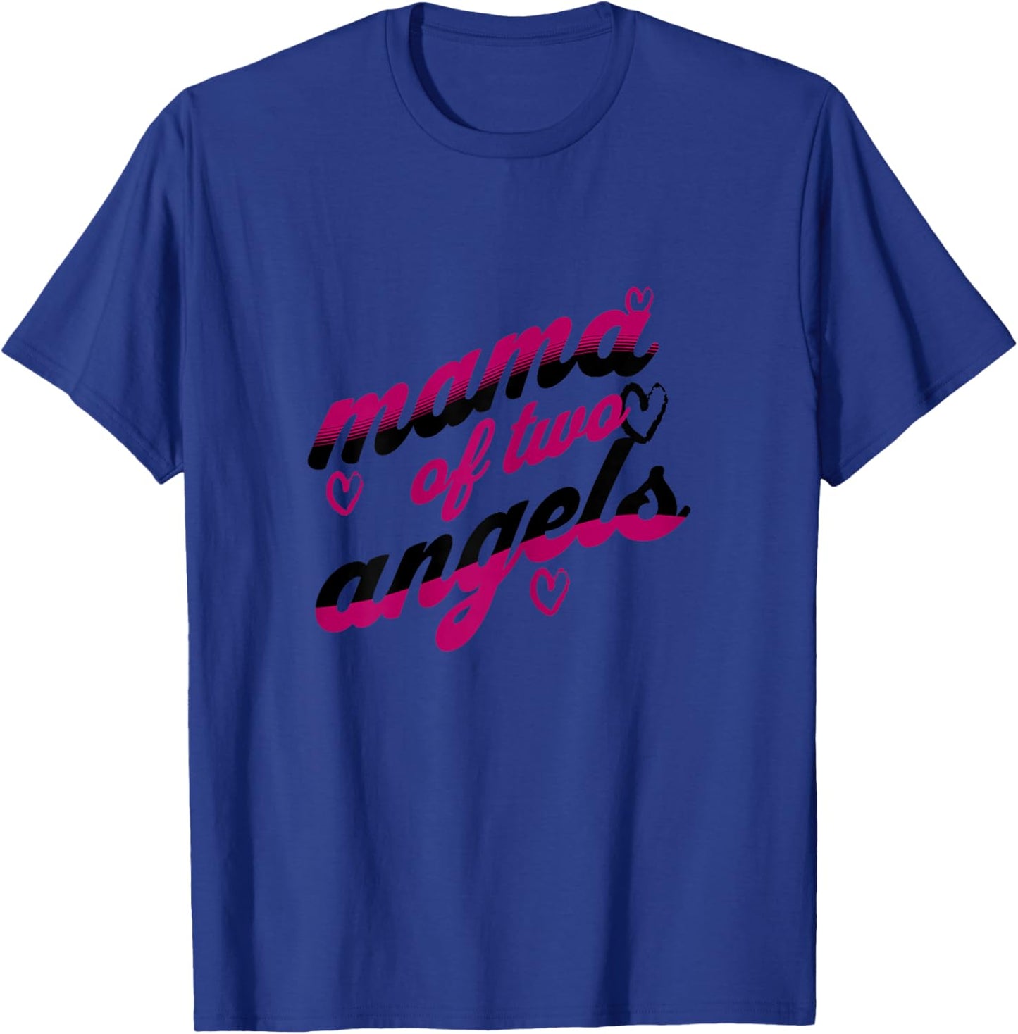 Mama of Two Angels Mother's Day T-Shirt - T-Shirt | Royal