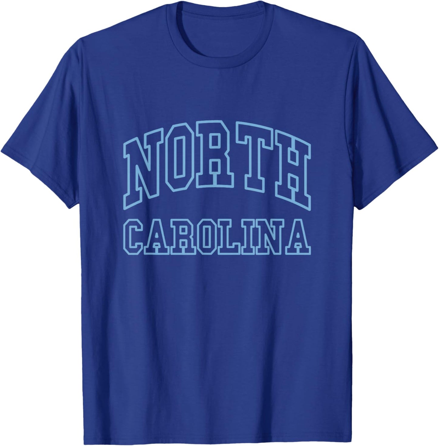 NORTH CAROLINA - Throwback Design - Classic T-Shirt - T-Shirt | Royal