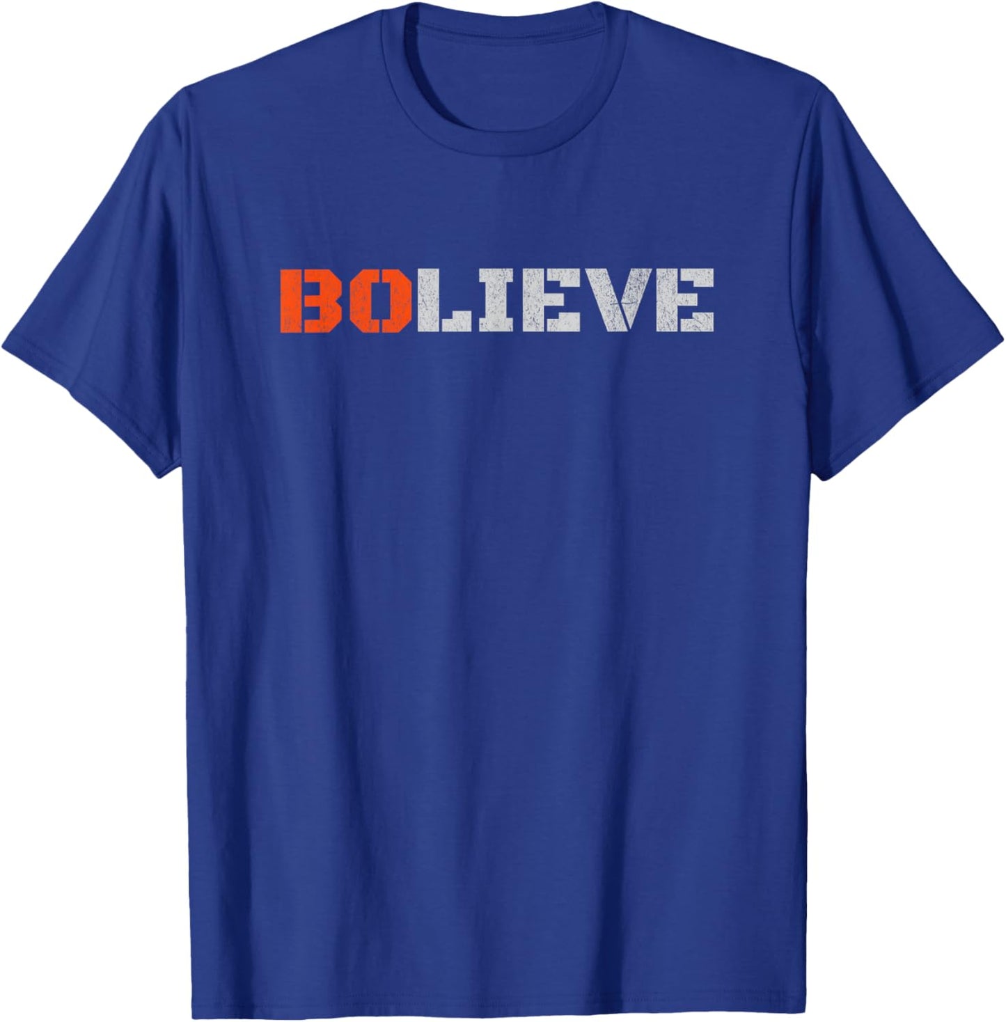 Women's Blue Cotton 100% , , Short Sleeve, Small, Classic, Modern, Letter Print, All Seasons, 1 Count T-Shirt - T-Shirt | Royal
