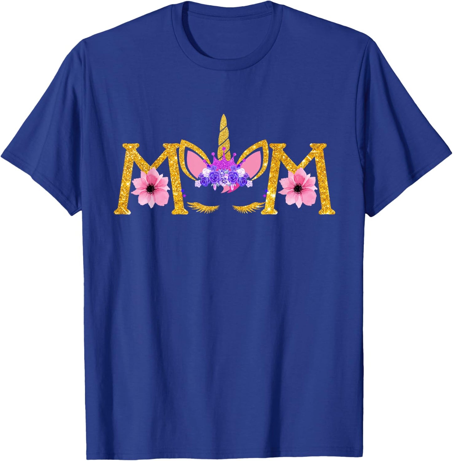 Unicorn Mom Mamacorn Shirt Mommy of the Unicorn Girl T-Shirt - T-Shirt | Royal