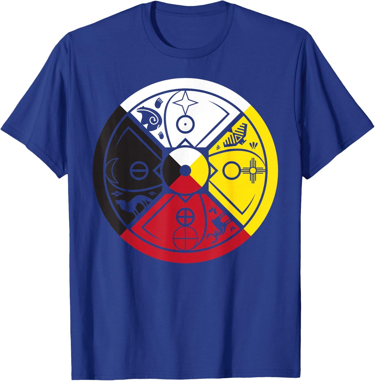 Medicine Wheel T-Shirt - T-Shirt | Royal