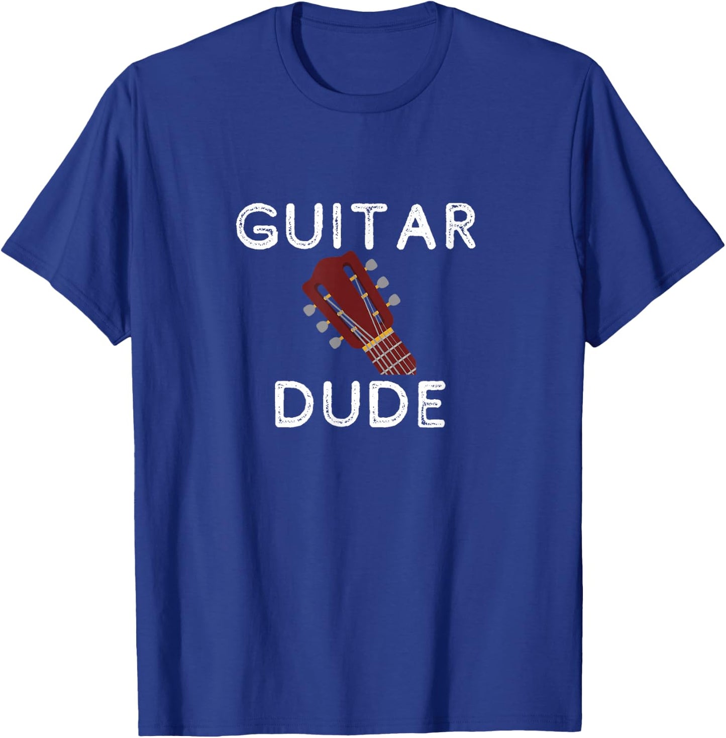 Guitar Dude Guitar Lovers Guitarist Boys Gift T-Shirt - T-Shirt | Royal
