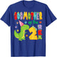 Godmother of The Two Rex 2Nd Birthday Boy Dinosaur T-Rex T-Shirt - T-Shirt | Royal