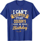 I Can't Keep Calm It's My Cousin Birthday Party Gift T-Shirt - T-Shirt | Royal