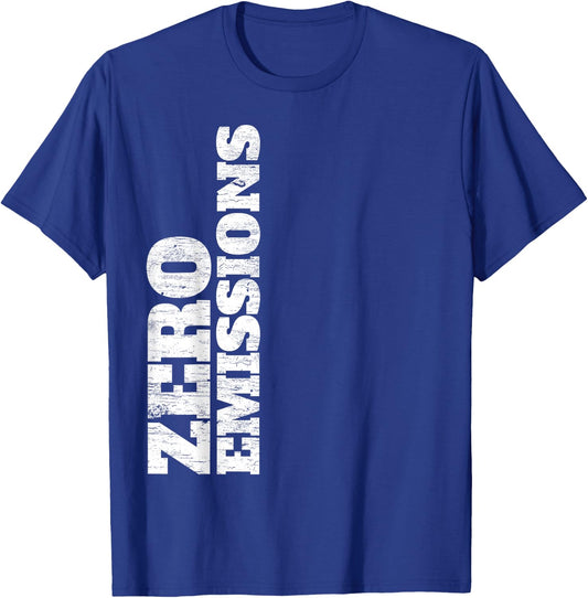 Electric Vehicle Zero Emissions EV Car Driver Electric Cars T-Shirt - T-Shirt | Royal
