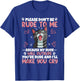 Please Dont Be Rude To Me Cat Lover Funny Tounge Out Kitten T-Shirt - T-Shirt | Royal
