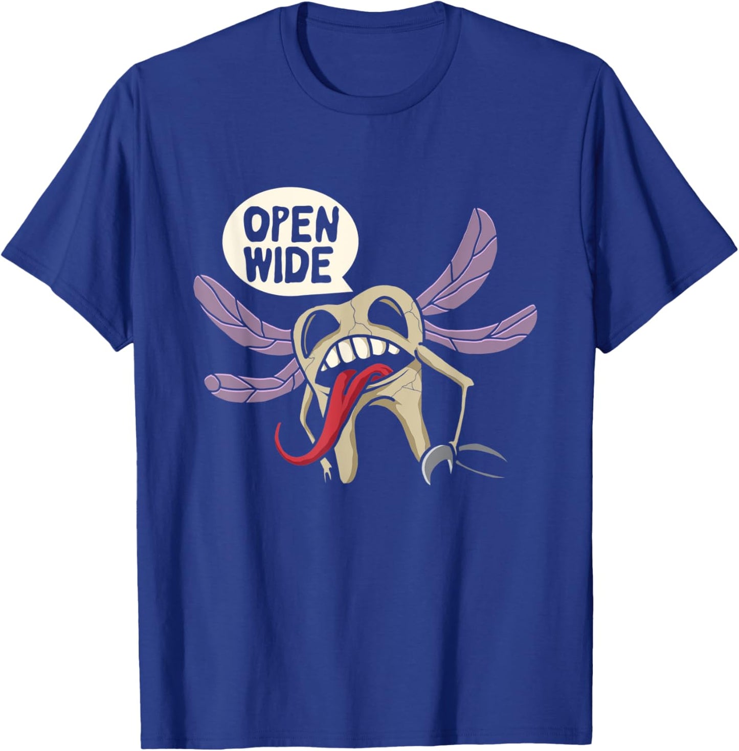 Zombie Tooth Fairy Halloween Dental Future Evil Dentist T-Shirt - T-Shirt | Royal