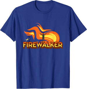 Firewalker A Motivation. The Fire Run T-Shirt - T-Shirt | Royal