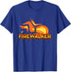 Firewalker A Motivation. The Fire Run T-Shirt - T-Shirt | Royal