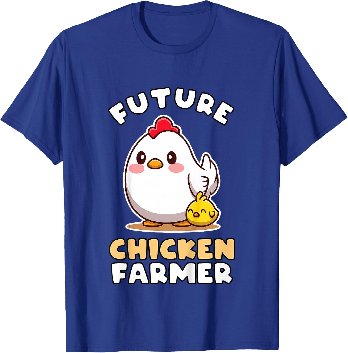 Future Chicken Farmer Gift Farmer Kids T-Shirt - T-Shirt | Royal
