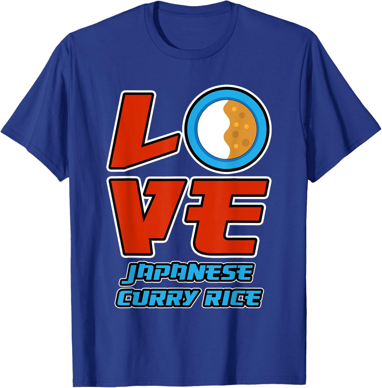 Love Japanese Curry Rice - Rice T-Shirt - T-Shirt | Royal