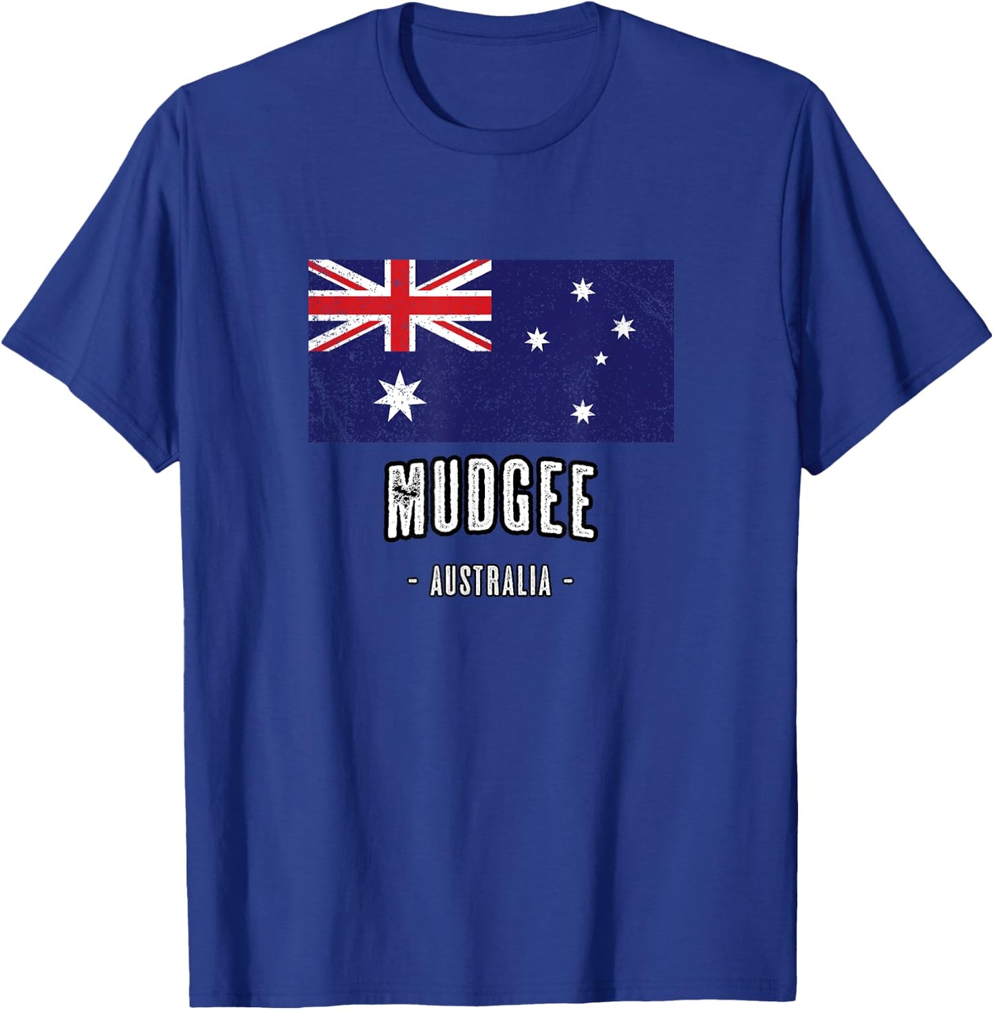 City of Mudgee, Australia | AU Australian Flag T-Shirt - T-Shirt | Royal
