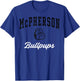 McPherson High School Bullpups C3 T-Shirt - T-Shirt | Royal