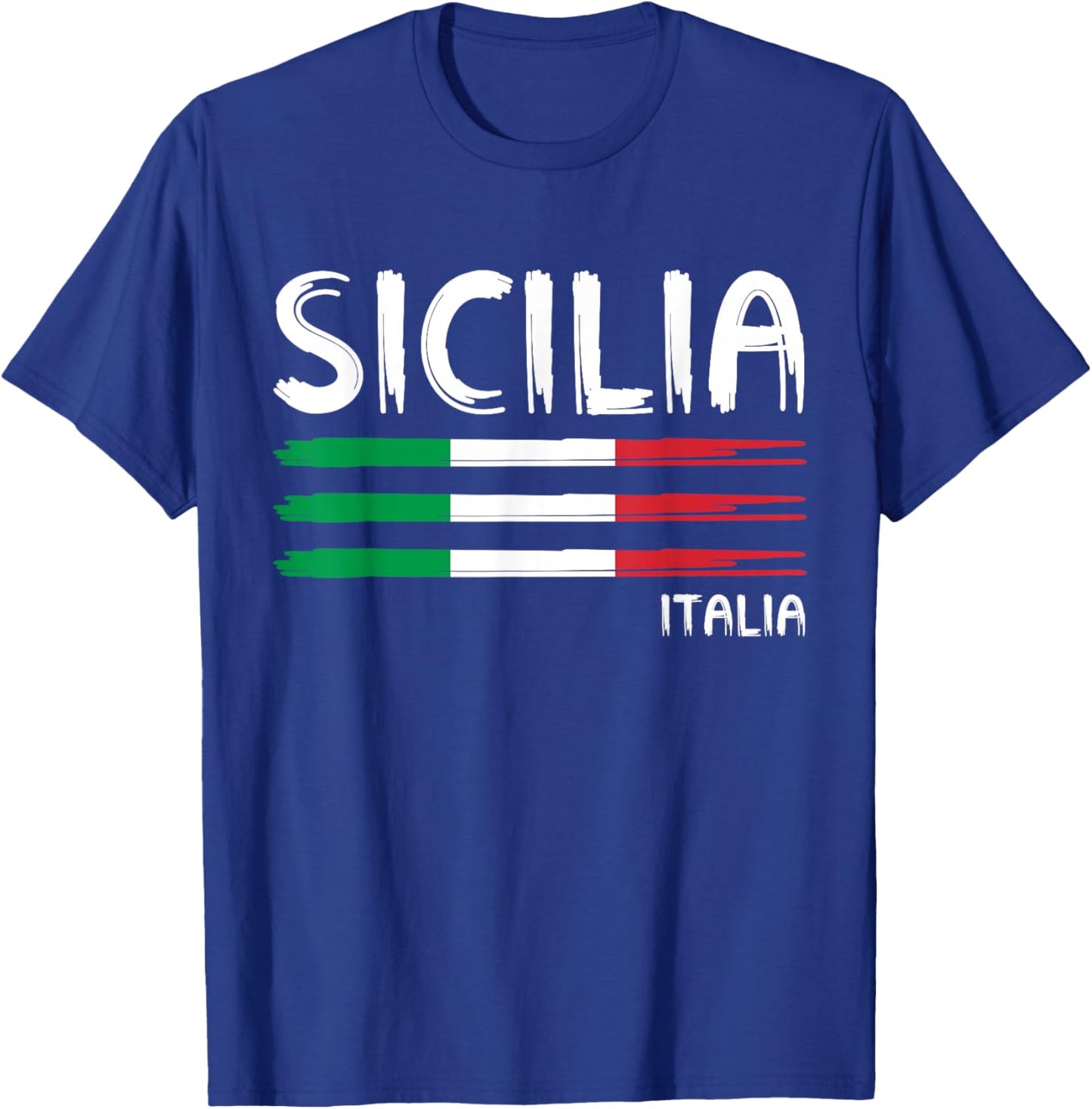 Sicilia Italia Sicily Italy Flag Sicilian Pride T-Shirt - T-Shirt | Royal