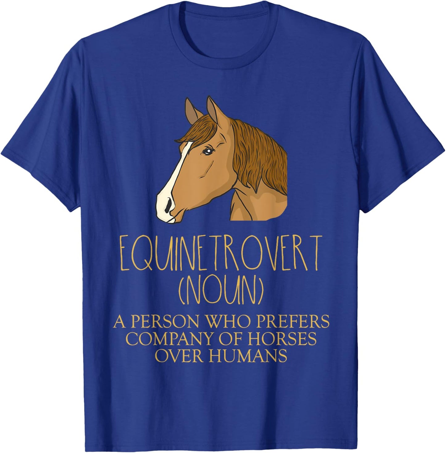 Horse Lover Gifts Funny Meme Saying Horse Definition Girls T-Shirt - T-Shirt | Royal