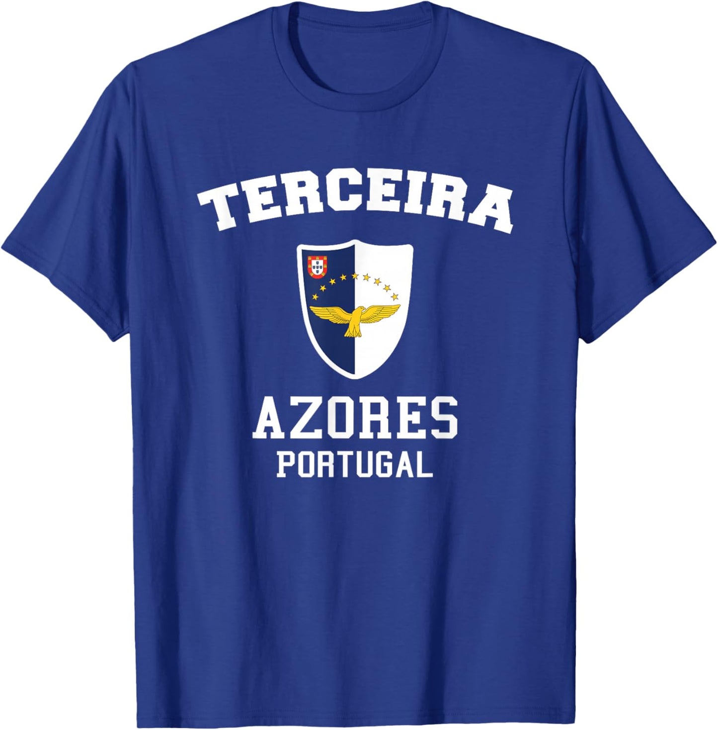 Terceira Azores Flag - Terceira Portugal Island Souvenir T-Shirt - T-Shirt | Royal
