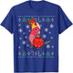 Rose-breasted Galah Cockatoo Parrot I Ugly Christmas T-Shirt - T-Shirt | Royal