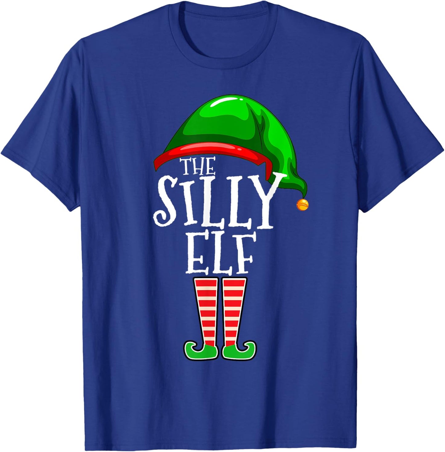 Silly Elf Group Matching Family Christmas Gift Outfit Set T-Shirt - T-Shirt | Royal