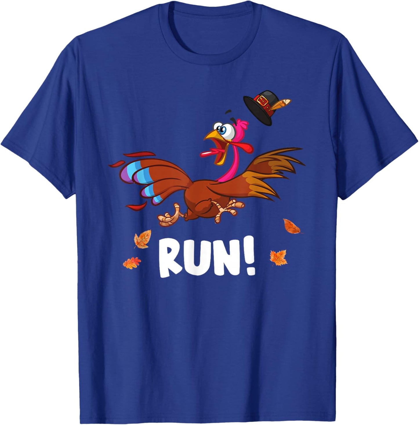 Thanksgiving Turkey Running Outfit Gear Costume Turkey Trot T-Shirt - T-Shirt | Royal