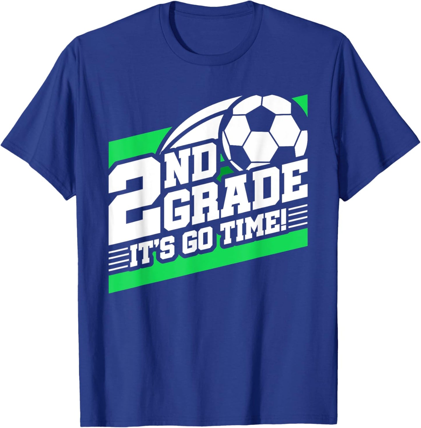 2nd Grade Soccer - Back To School - First Day Of 2nd Grade T-Shirt - T-Shirt | Royal