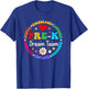 Back To School Pre K Dream Team Tour Teacher Students Kids T-Shirt - T-Shirt | Royal