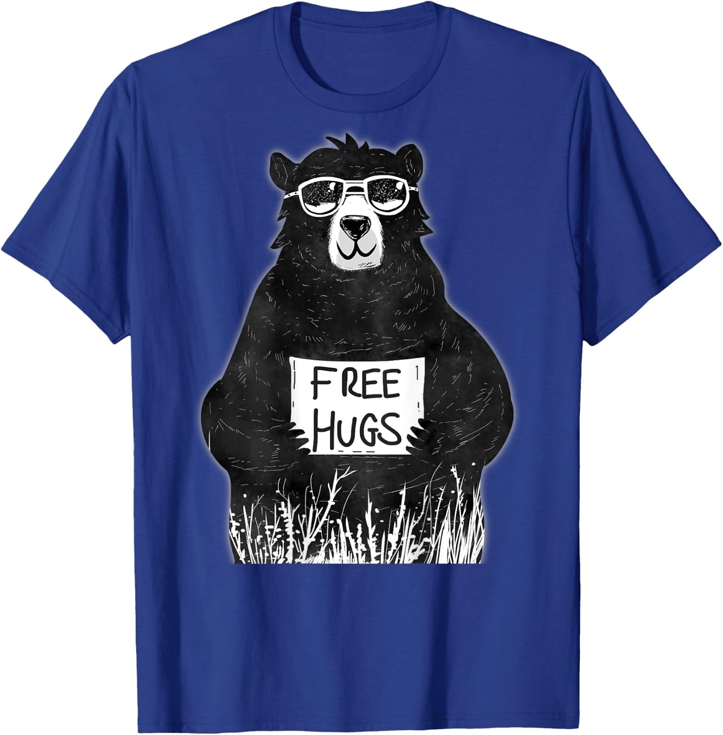 Free Hugs from Grizzly Bear T-Shirt - T-Shirt | Royal