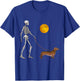 Dachshund Skeleton Dog Walking Halloween Costume Women Kids T-Shirt - T-Shirt | Royal