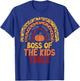 Rainbow Thanksgiving Kids or Adults Boss of the Kids Table T-Shirt - T-Shirt | Royal