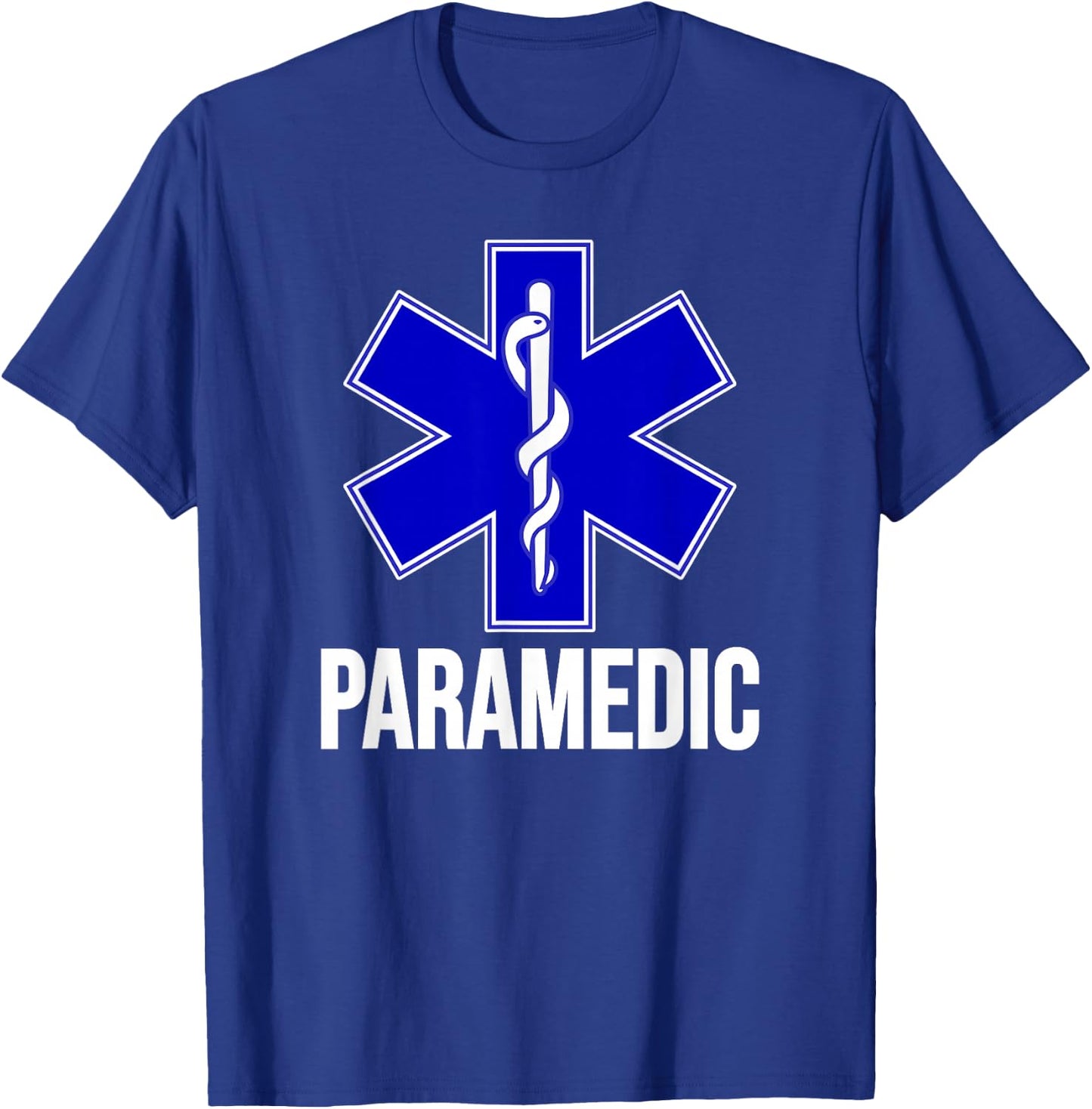 Paramedic Star of Life Emt Ems Ambulance Uniform Costume T-Shirt - T-Shirt | Royal