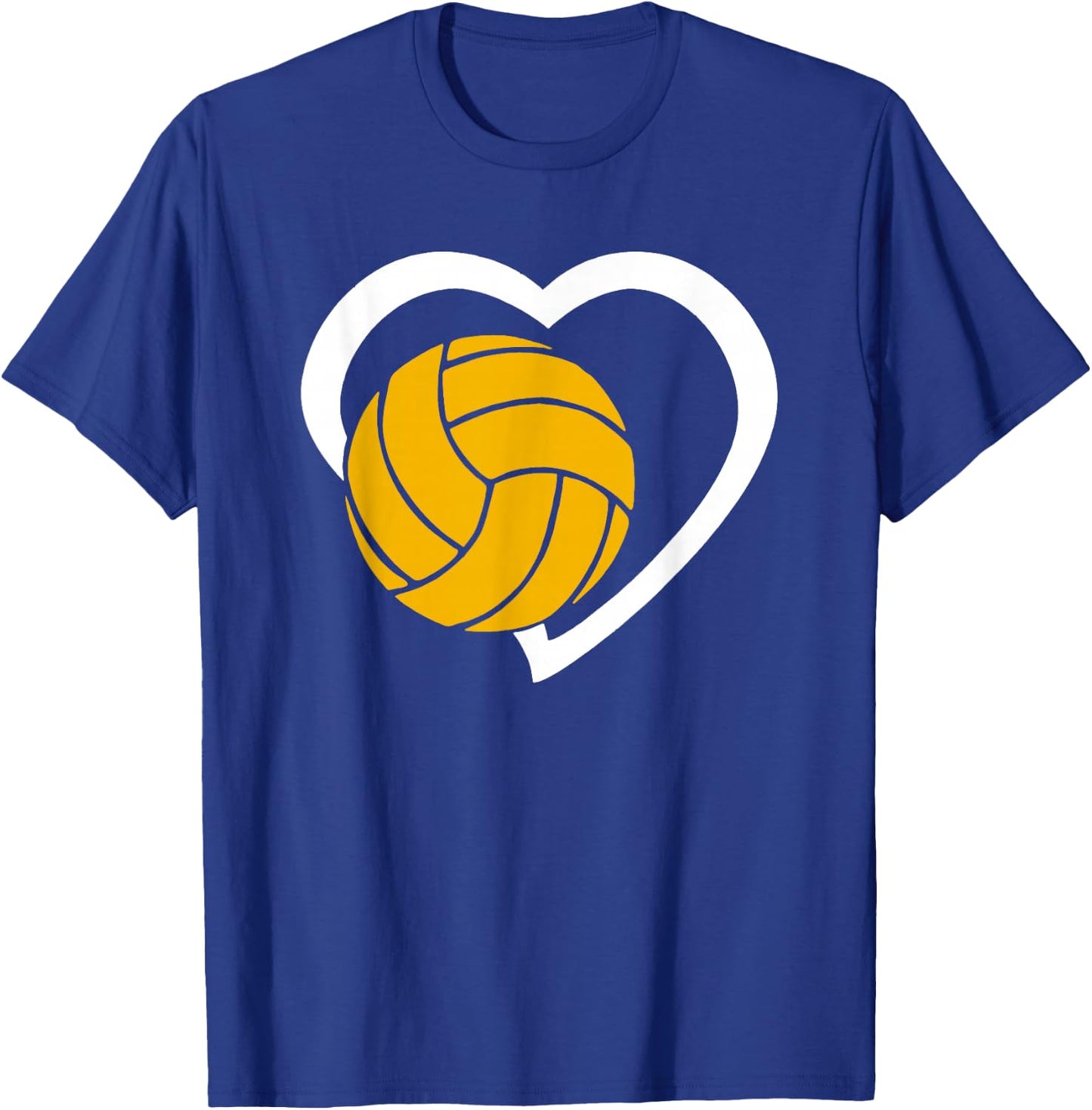 Water Handball Love Heart Symbol Swimming Sport T-Shirt - T-Shirt | Royal