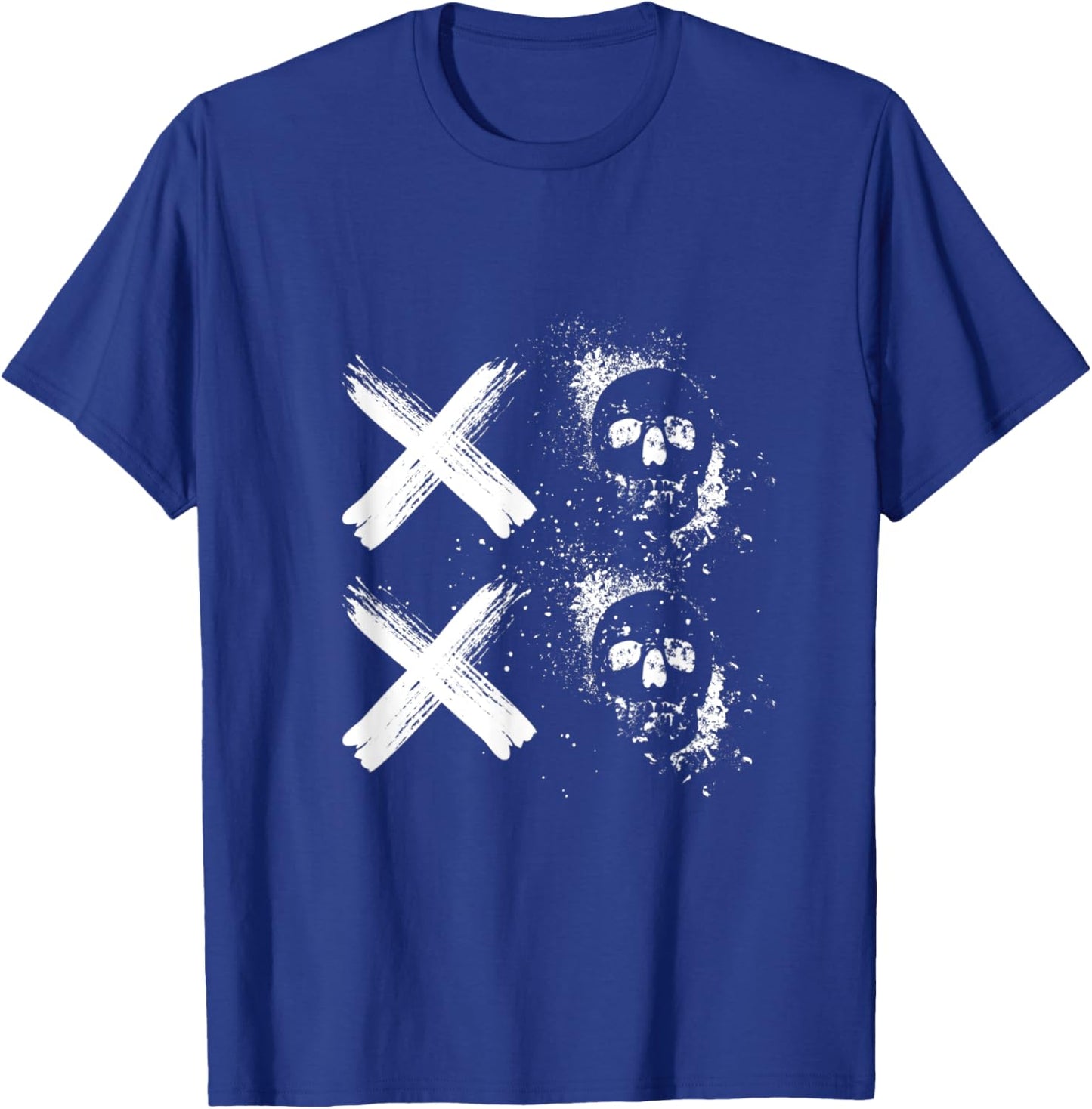 XOXO Skull Love Hugs and Kisses Love Skulls Skeleton T-Shirt - T-Shirt | Royal