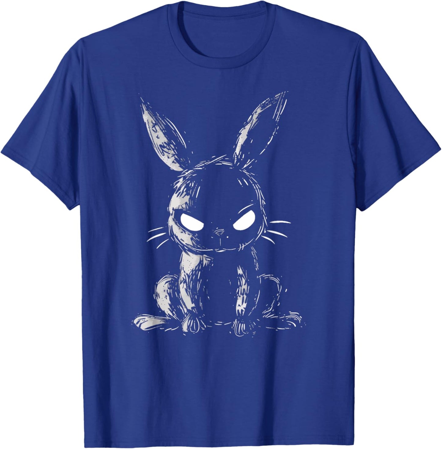Evil Bunny Angry Rabbit Alt Goth Grunge Horror Creepy Cute T-Shirt - T-Shirt | Royal