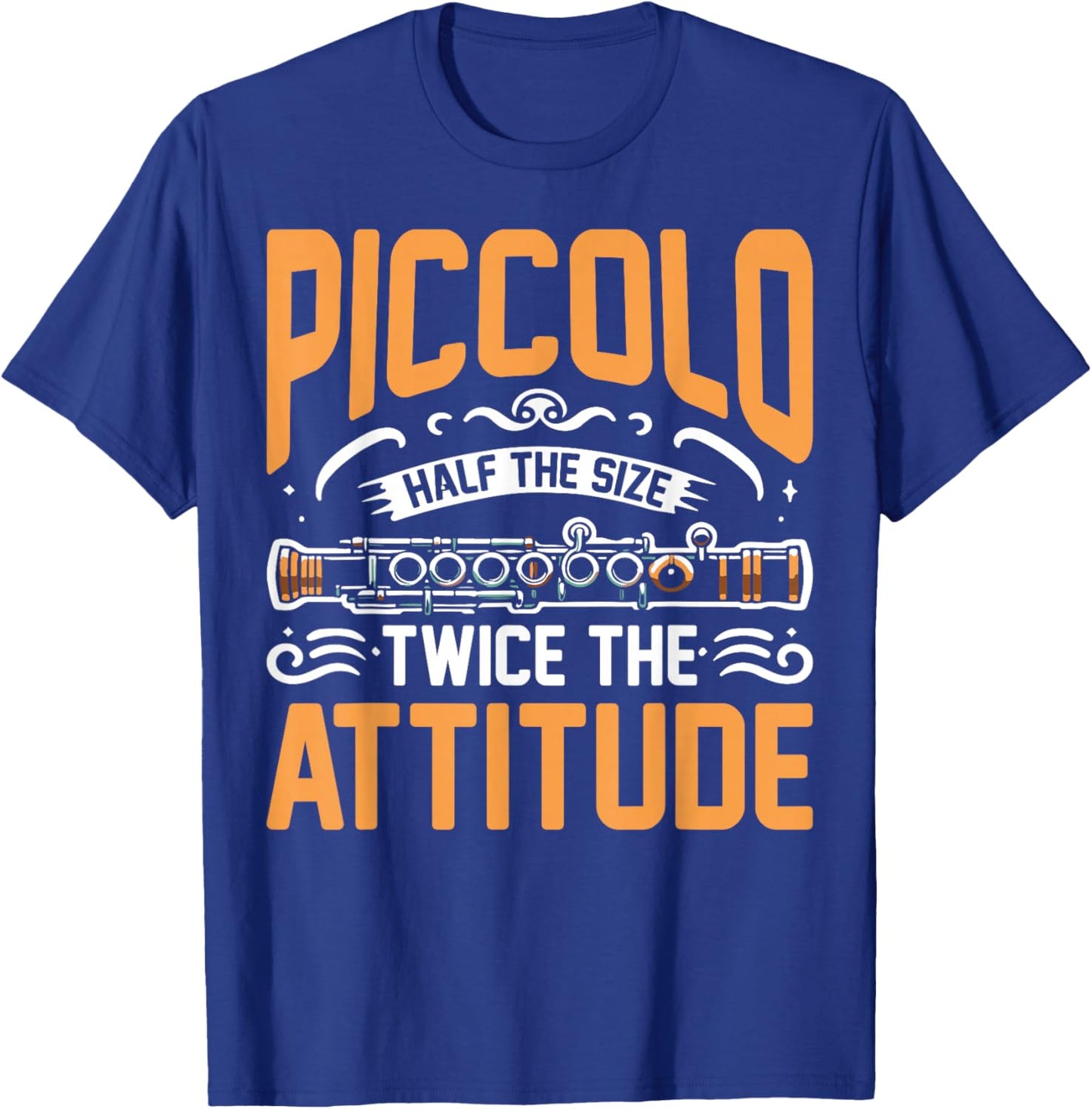 Piccolo Half the Size Twice the Attitude Piccolo T-Shirt - T-Shirt | Royal