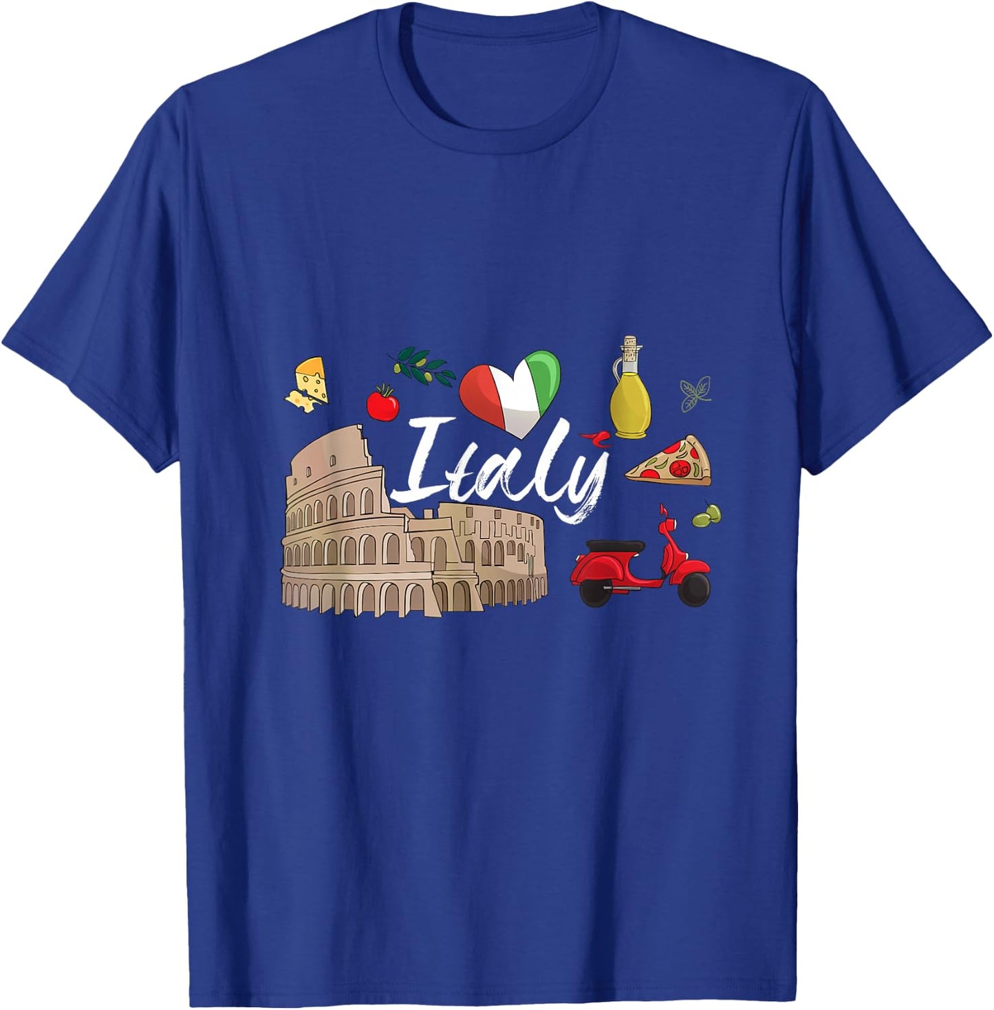 I Love Italy and Everything Italian Culture Italy T-Shirt - T-Shirt | Royal