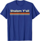 Shalom Y'all Retro T-Shirt - T-Shirt | Royal